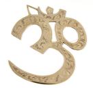 Om Wandsymbol 17 cm - verziert aus Messing zum Aufhängen - Berk